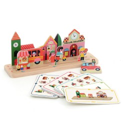 Jeu de logique La villes - Ingela P.Arrhenius - Vilac