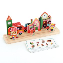 Jeu de logique La villes - Ingela P.Arrhenius - Vilac
