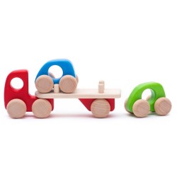 Transporteur de voitures en bois - Bajo