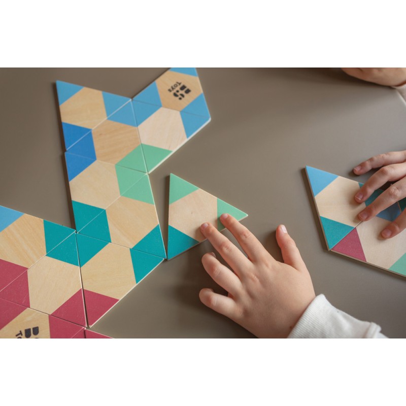 Triangel Domino für Kinder ab 6 Jahren auch für Schulen - BS Toys