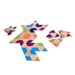 Triangle Domino à partir de 6 ans aussi pour les écoles - BS Toys