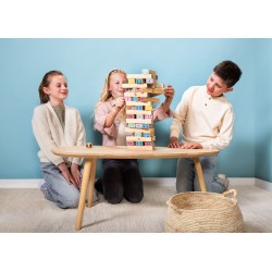 Riesiger Zahlenturm Spiel aus Holz - das etwas andere Jenga - BS Toys