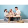 Riesiger Zahlenturm Spiel aus Holz - das etwas andere Jenga - BS Toys