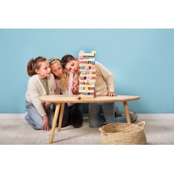 Riesiger Zahlenturm Spiel aus Holz - das etwas andere Jenga - BS Toys