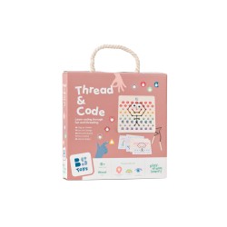 Faden & Code Spiel - das Fädelspiel für Kinder ab 6 Jahren - BS Toys