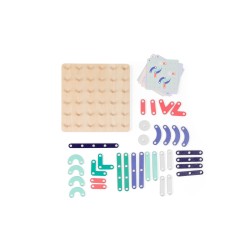 Jeu de balle avec raquette en bois - pour le jardin ou la plage - BS Toys - Geoplank
