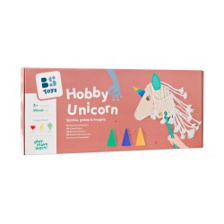 Steckenpferd Einhorn aus Holz - BS Toys - Hobby Unicorn