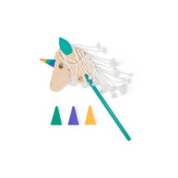 Steckenpferd Einhorn aus Holz - BS Toys - Hobby Unicorn