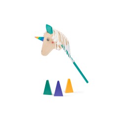 Steckenpferd Einhorn aus Holz - BS Toys - Hobby Unicorn