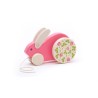 Nachziehtier Hase gross pink - Bajo