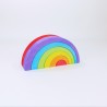 Couleur arc-en-ciel petit en bois - Bajo