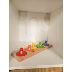 Puzzle Holz Figuren ab 2 Jahren - Bajo