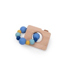 Rassel aus Holz und Silikon - Puce & Pilou - Moulin Roty