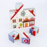Cubes de construction en bois – 6 bâtiments à découvrir - Bajo