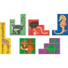 Puzzle de cubes en bois Zoo durable - Bajo