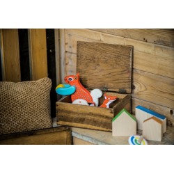 Figurine de renard Gruffalo en bois - Bajo