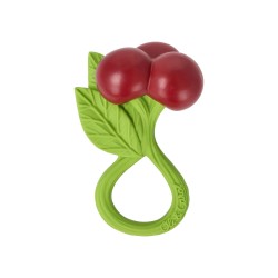 Oli&Carol - Tomato Rattle Toy - anneau de dentition - caoutchouc naturel
