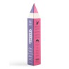 Namaki - Set de 4 crayons de maquillage - violet, fuchsia, rose et blanc - Bio Kit cosmétique pour enfants