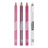 Namaki - Set de 4 crayons de maquillage - violet, fuchsia, rose et blanc - Bio Kit cosmétique pour enfants