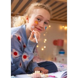 Namaki - Set mit 4 Schminkstiften - Violett, Fuchsia, Pink und weiss - Bio  Kinderkosmetikset