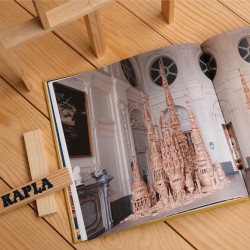 KAPLA® livre d'art n° 4 beige - construire selon les instructions - l'origina