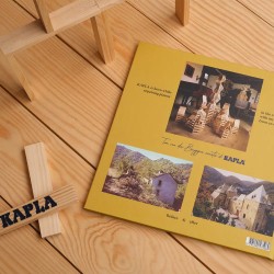 KAPLA® livre d'art n° 4 beige - construire selon les instructions - l'origina