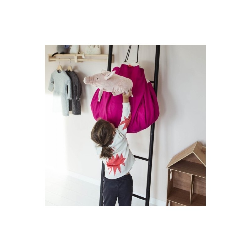 Spielmatte & Spielzeugtasche Fuchsia - Play & Go