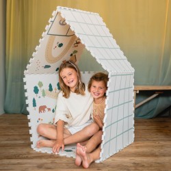 Spielmatte Baumhaus - Puzzlematte EEVAA - Play & Go Puzzlemat Treehouse