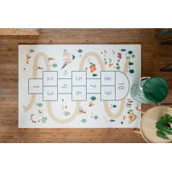 Tapis de jeu Cabane dans l'arbre EEVAA -Tapis Puzzle - Play&Go Puzzlemat Treehouse