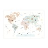Tiloo Tapis Puzzle carte du monde - Play&Go Puzzlemat Worldmap