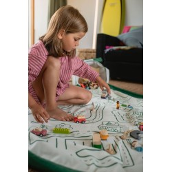 playmat & toy bag Fuchsia - Play & Go