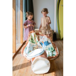 Soo Tapis de jeu & panier à jouets zoo - playmat & toy bag Fuchsia