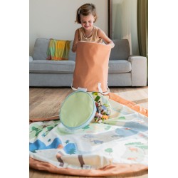 Soo Spielmatte & Aufbewahrungskorb Zoo - Play & Go