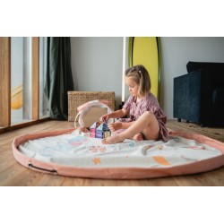 playmat & toy bag Fuchsia - Play & Go