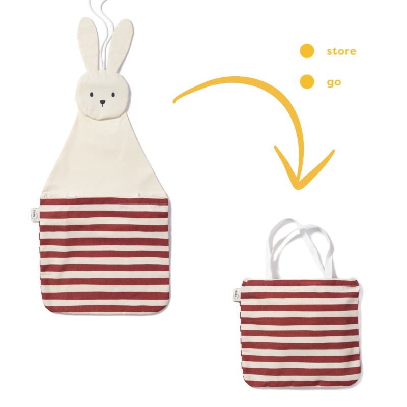 Play & Go - Toto Rangement mural & sac bunny