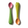 Ramona & Cathy Spoons - Set de cuillères pour enfants en bois d'hévéa - Oli&Carol