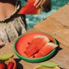 Wally The Watermelon Plate & Spoon - Kindergeschirrset aus Hevea Holz - Oli&Carol