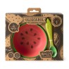 Wally The Watermelon Bowl & Spoon - Set de vaisselle pour enfants en bois d'hévéa - Oli&Carol