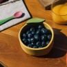 Lou The Lemon Bowl & Spoon - Set de vaisselle pour enfants en bois d'hévéa - Oli&Carol