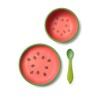 Wally The Watermelon Dinnerware 3 Pieces - Set de vaisselle pour enfants en bois d'hévéa - Oli&Carol