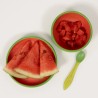 Wally The Watermelon Dinnerware 3 Pieces - Set de vaisselle pour enfants en bois d'hévéa - Oli&Carol