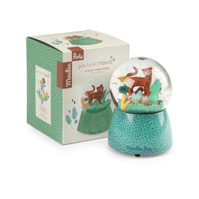 Boule à neige musicale - La forêt Mawa - Moulin Roty