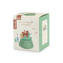 Schneekugel mit Musik - La forêt Mawa - Moulin Roty