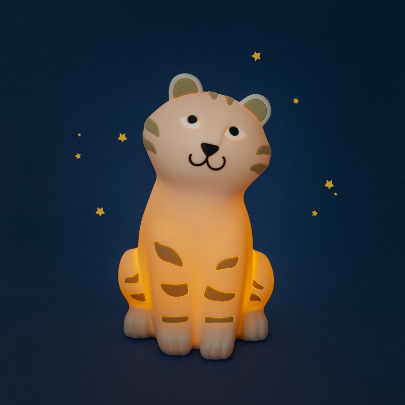 Nachtlicht Tiger (USB) - La forêt Mawa - Moulin Roty