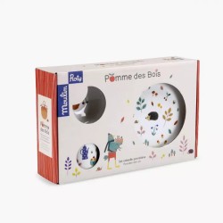 Set vaisselle porcelaine - Pomme des bois