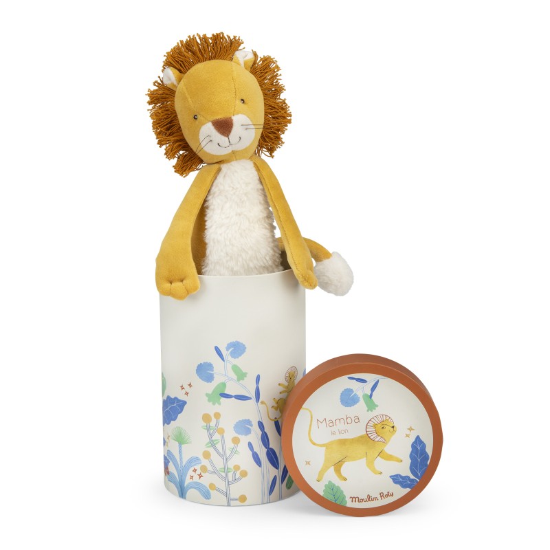 Peluche lion Mamba - La forêt Mawa - Moulin Roty