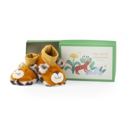 Chaussons léopard Taïgo - Moulin Roty
