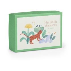 Chaussons léopard Taïgo - Moulin Roty