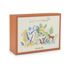 Tier Rasseln für Babys - Löwe,Tier & Leopard Moulin Roty