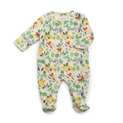 Pyjama velours Dschungel 1 Monat - Moulin Roty